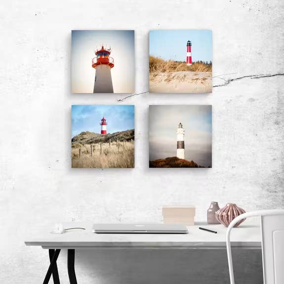 foto firkant 10x10cm - Sild på træ for engroshandel hos Kila-Photography - Deine Stadt auf Holz