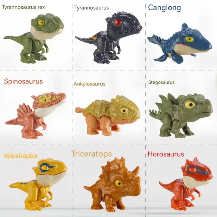 PR GROUPS LLC - Wholesale Finger puppet – Child & baby - Dinosaur Finger Biting Kids Toys - Assorted3