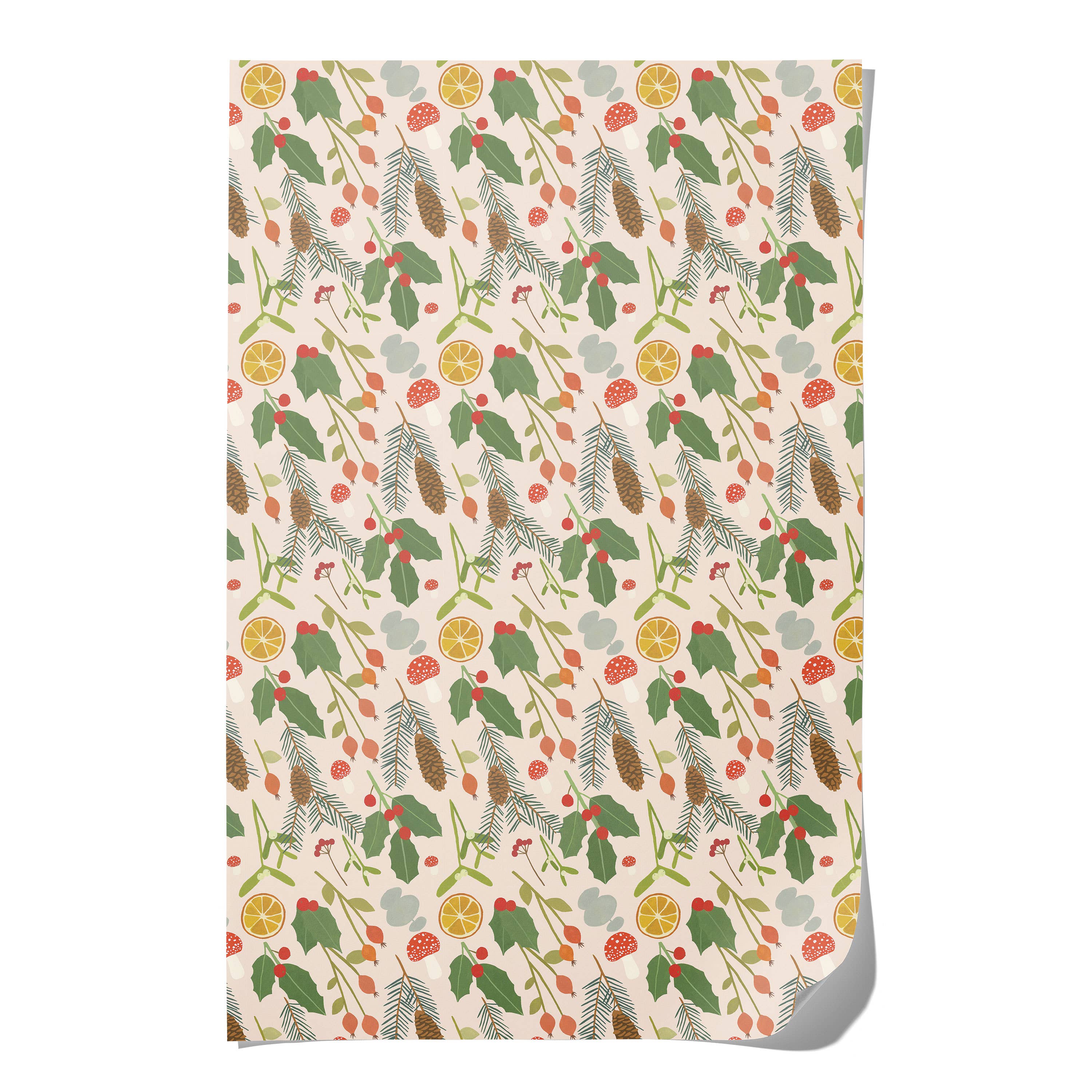 Red Cap Cards - Vendita all'ingrosso Carta da regalo in fogli - Carta da regalo Holiday Greens2