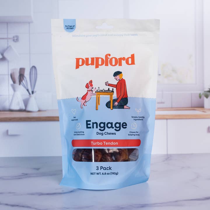 Pupford Turbo Tendon Dog Chew Quantity: 3-Pack for wholesale by Pupford