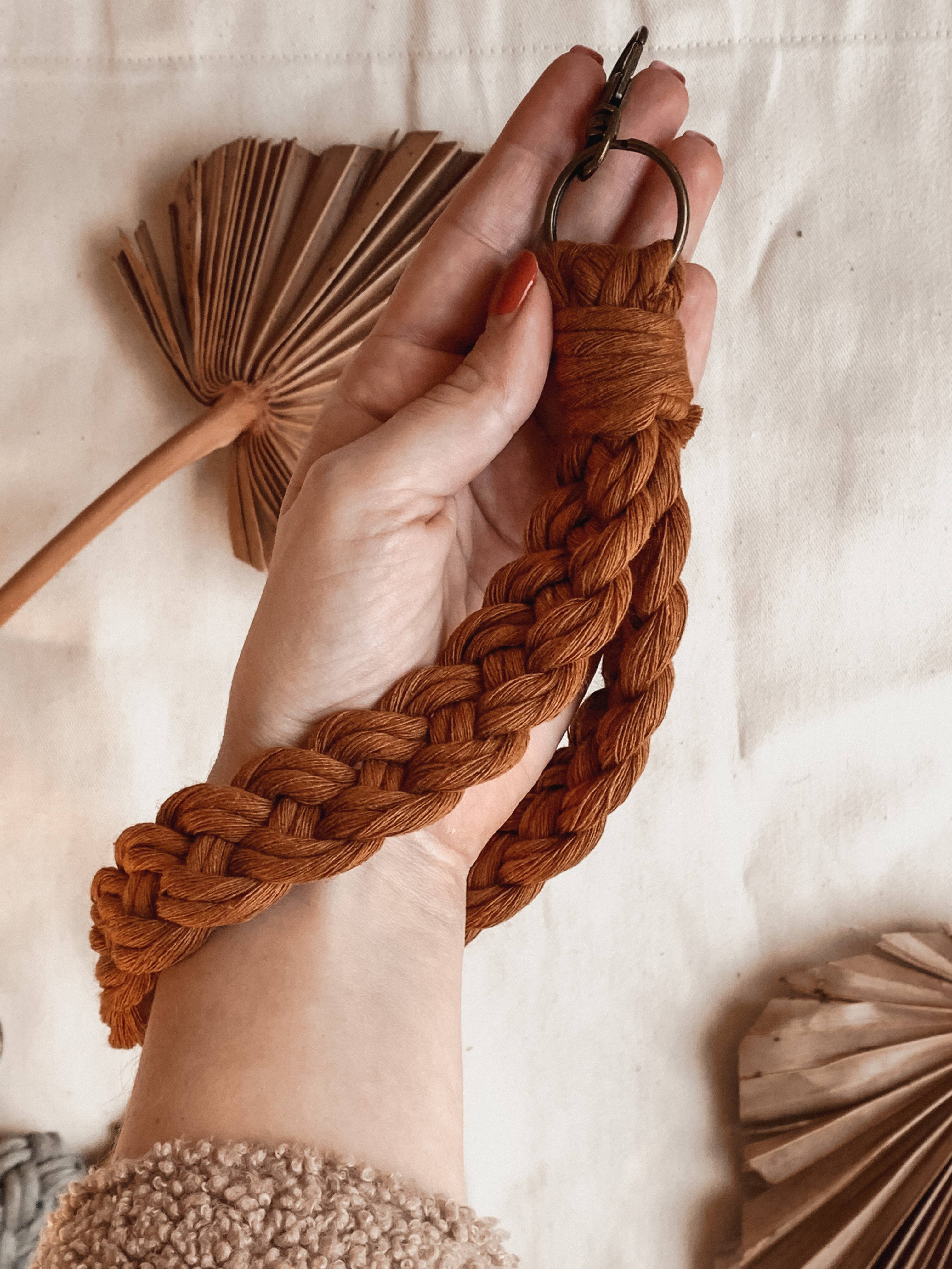 Offhand Fibers - Wholesale Keychain - Women's - Braided Wristlet Keychain - Everyday Accessories, Gifts8