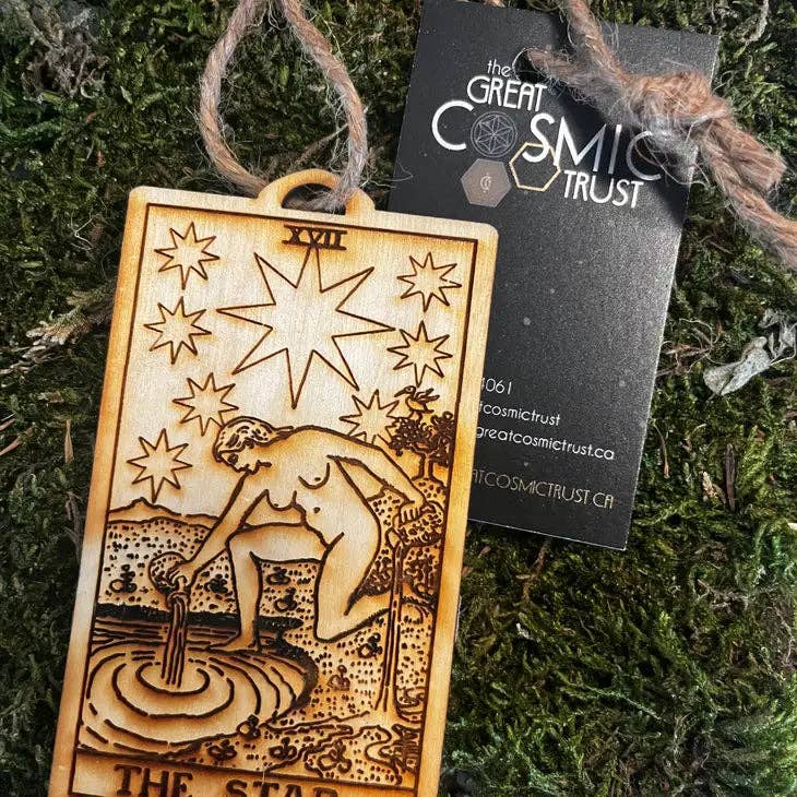 The Chaotic Good (previously The Great Cosmic Trust) - Wholesale Ornament - mini tarot card ornaments {major arcana}2
