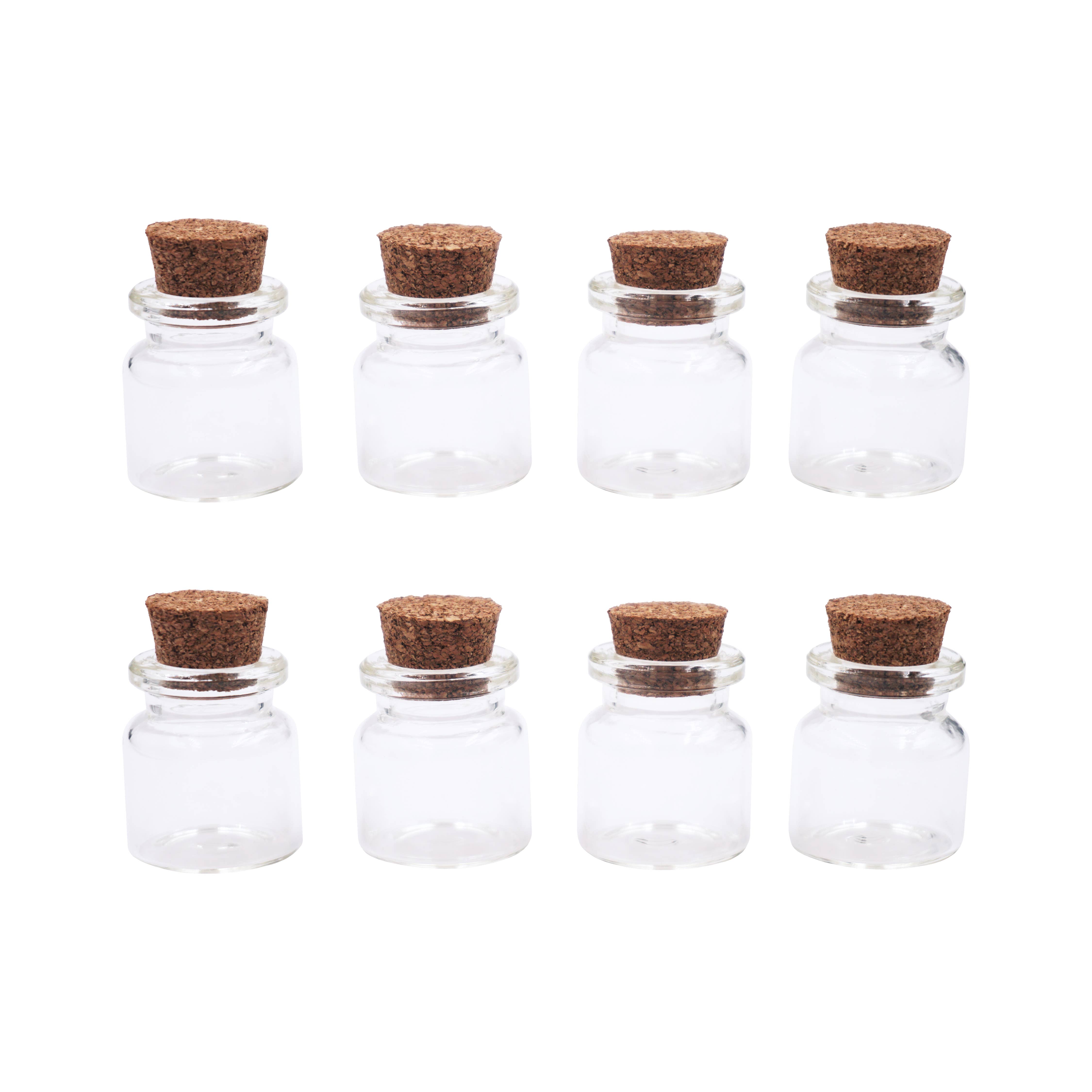Angels Craft - Wholesale Jar - Small Glass Bottle w/ Cork Cap11