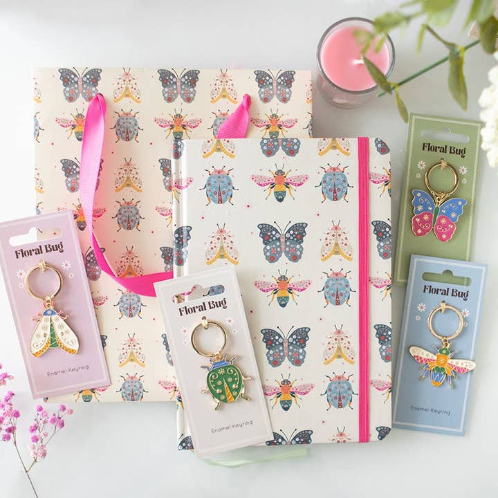 WONDER IMPORTS AUSTRALIA - Wholesale Gift bag - Floral Bug Print Gift Bag 23cm Medium
4