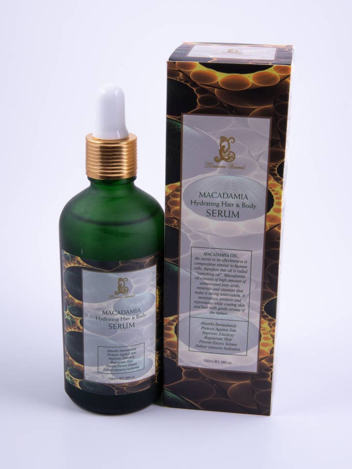 Macadamia Hydrating Hair & Body Serum for wholesale by Lorraine Varnes