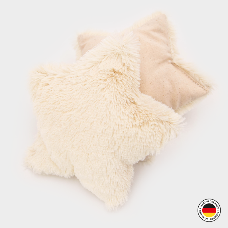 4cats Heimtierbedarf GmbH – Großhandel Haustierspielzeug – Katze – 4cats Fluffy Weihnachtsstern mit Baldrian – 6 Stück7