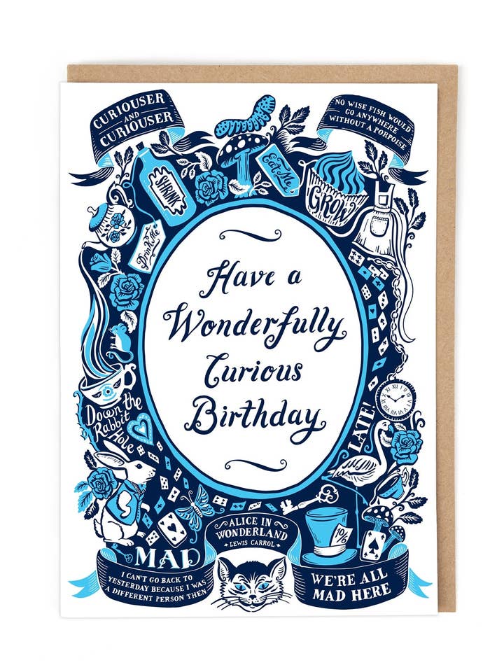 ALICE IN WONDERLAND for wholesale by Cath Tate Cards