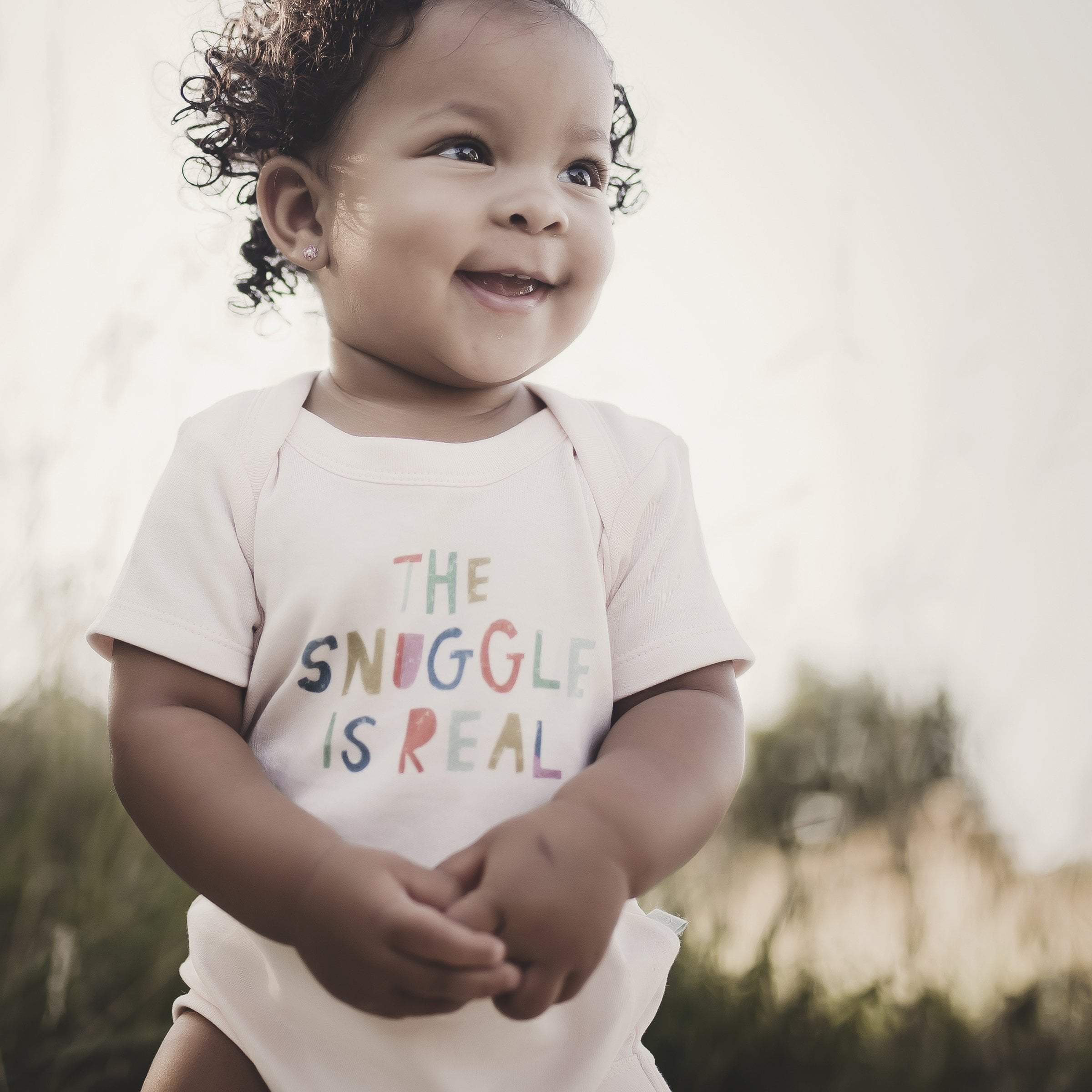Default baby orgnaic graphic bodysuit | snuggle for wholesale on Faire1