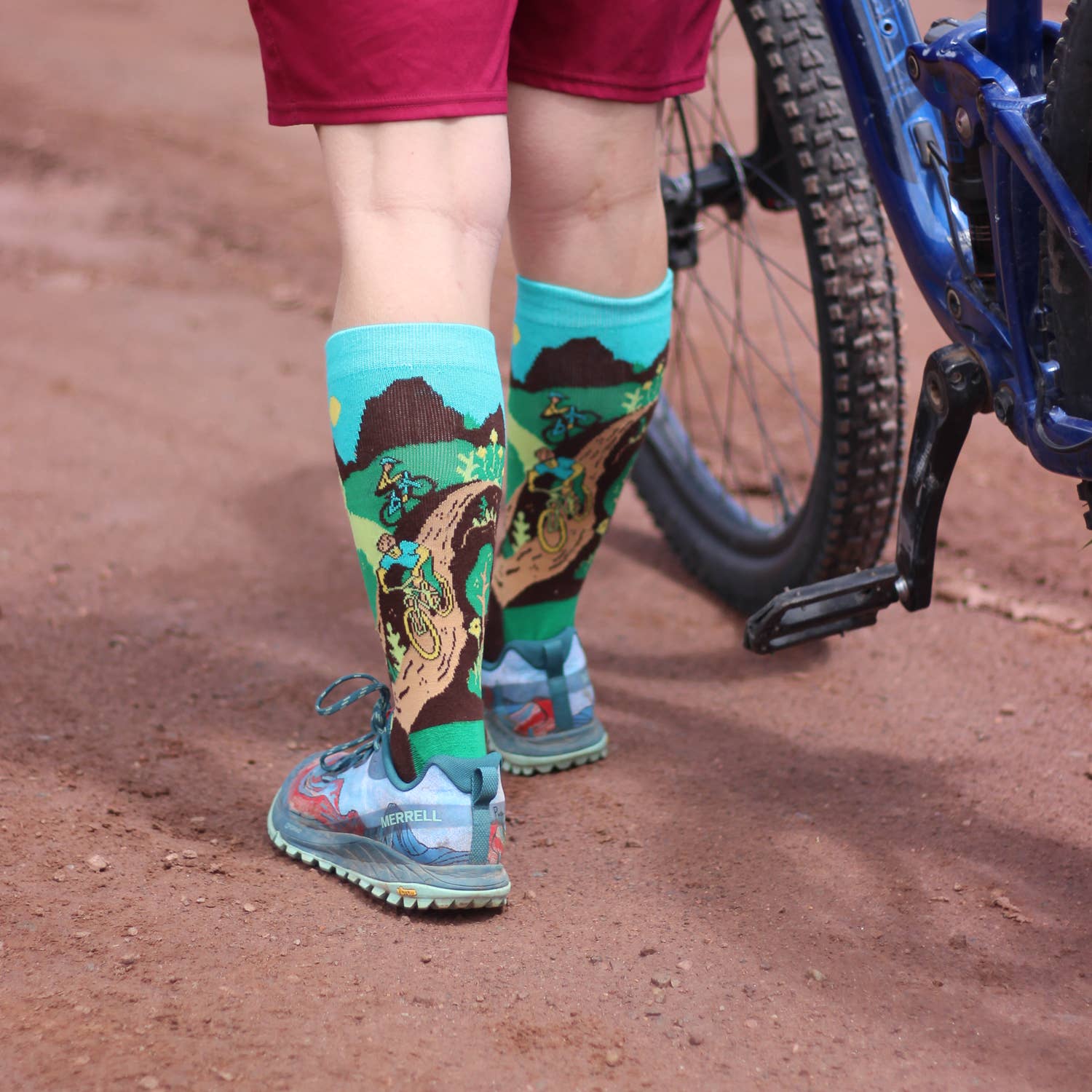 Lavley - Wholesale Socks - Unisex - I'd Rather Be Mountain Biking Socks6