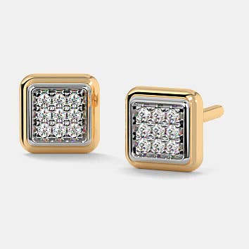 Pendientes de diamantes de 0,09 CT, regalo para ella. para venta al por mayor de OISHI DIAMONDS