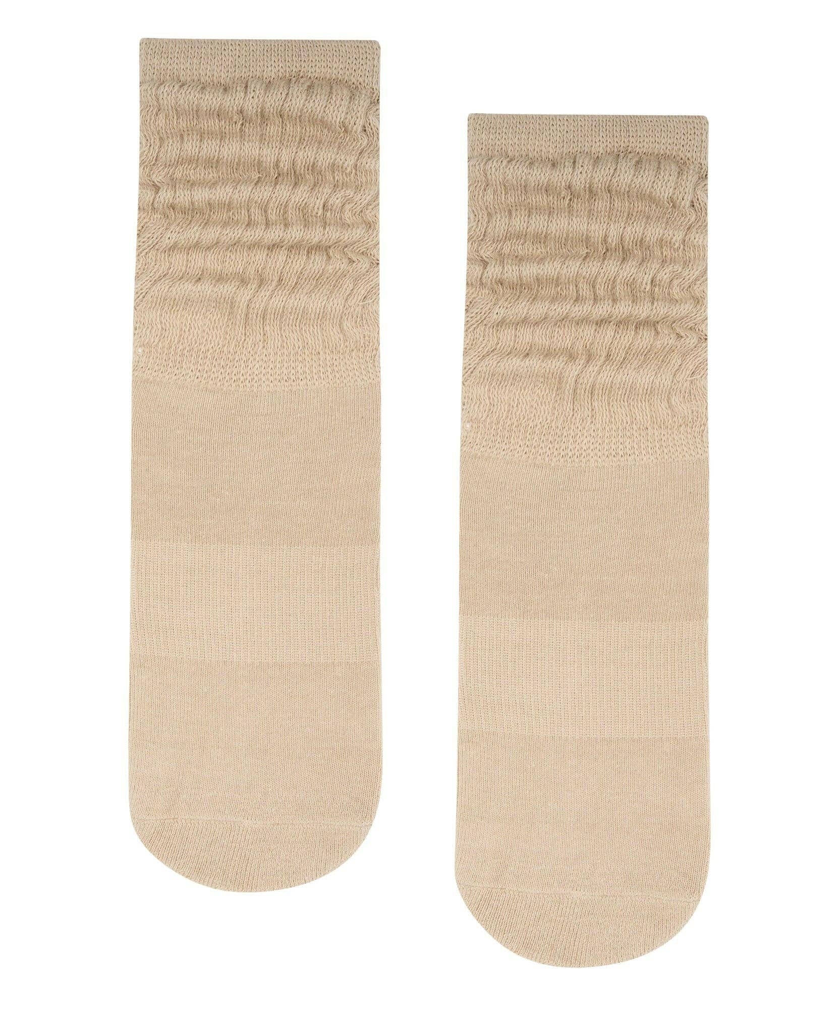 MoveActive - Wholesale Socks - Women's - Scrunch Non Slip Grip Socks - Latte2