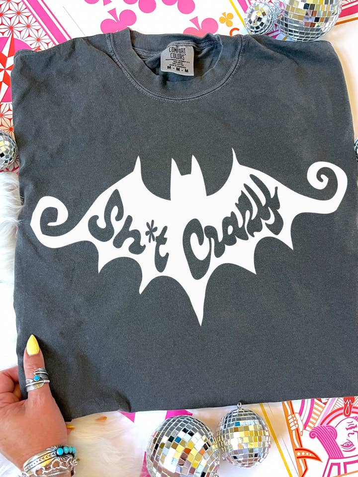 Bat Shit Crazy - Comfort Color Pepper for wholesale by THE LATTIMORE CLAIM
