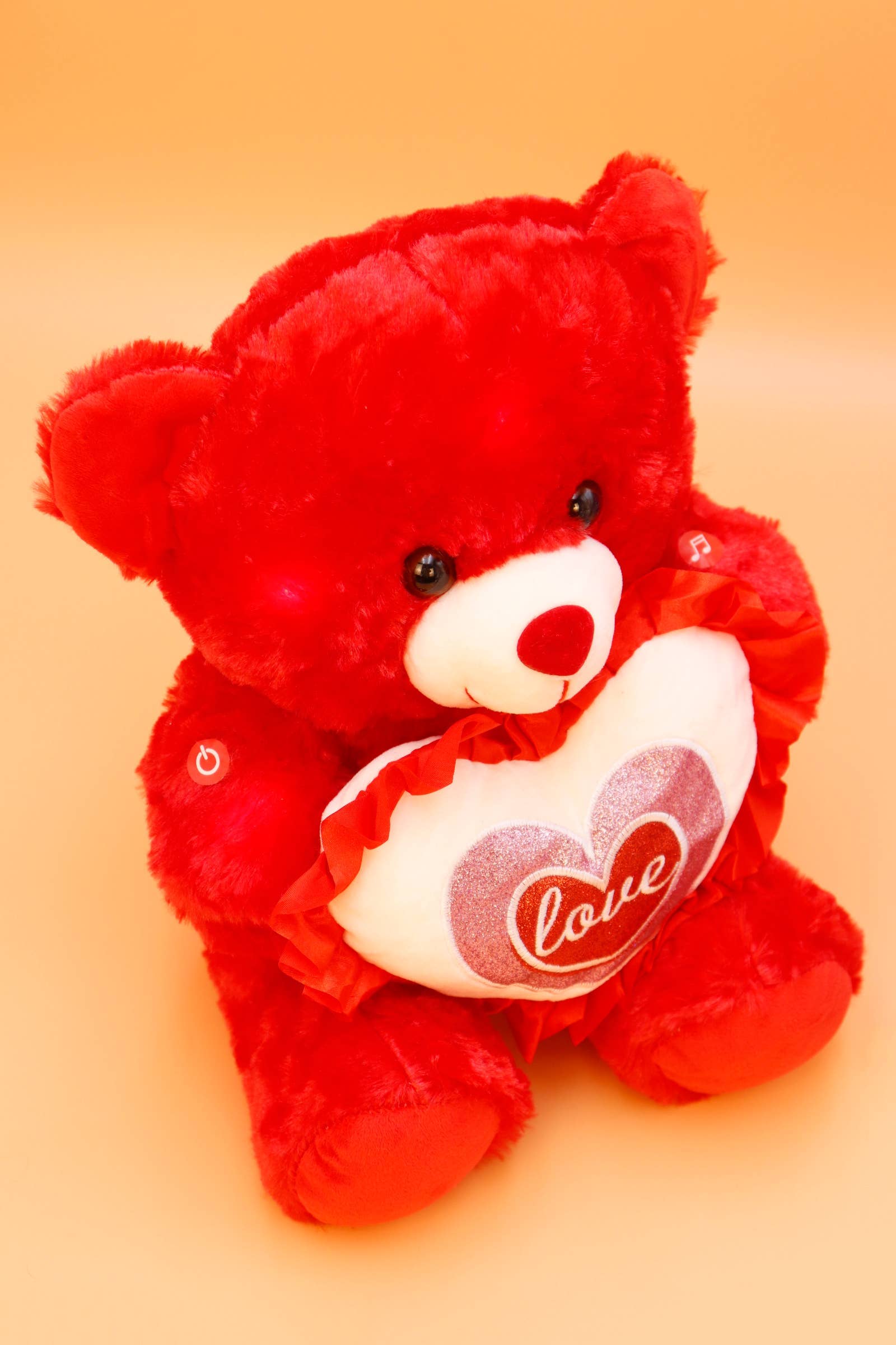 ASSORTITI Orsacchiotto Musicale Luminoso - 30 cm in vendita all'ingrosso su Faire2