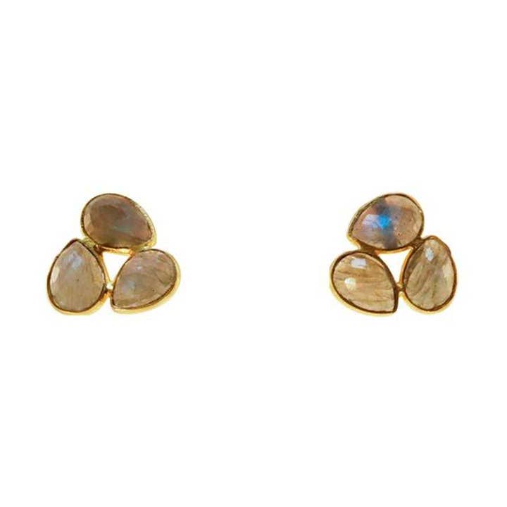 Vega Labradorit-Ohrringe für den Großhandel von ACUS