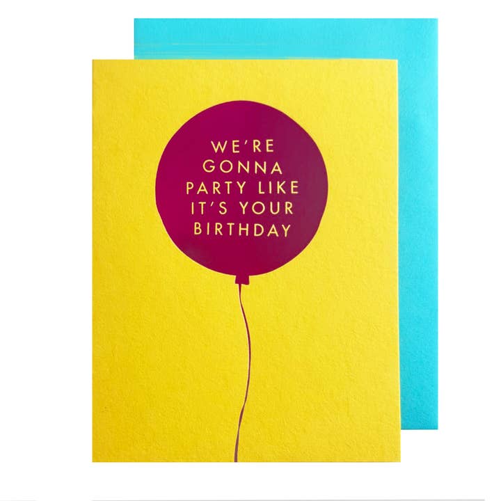 Party Birthday Card for wholesale by The Social Type