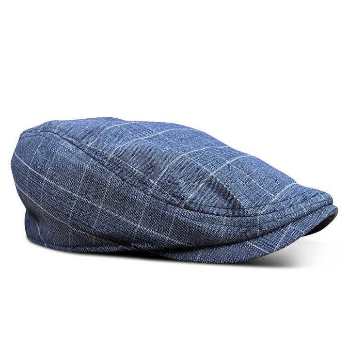 Boston Scally - Wholesale Flatcap - Men's - The Birdie Boston Scally Cap - Slate Plaid