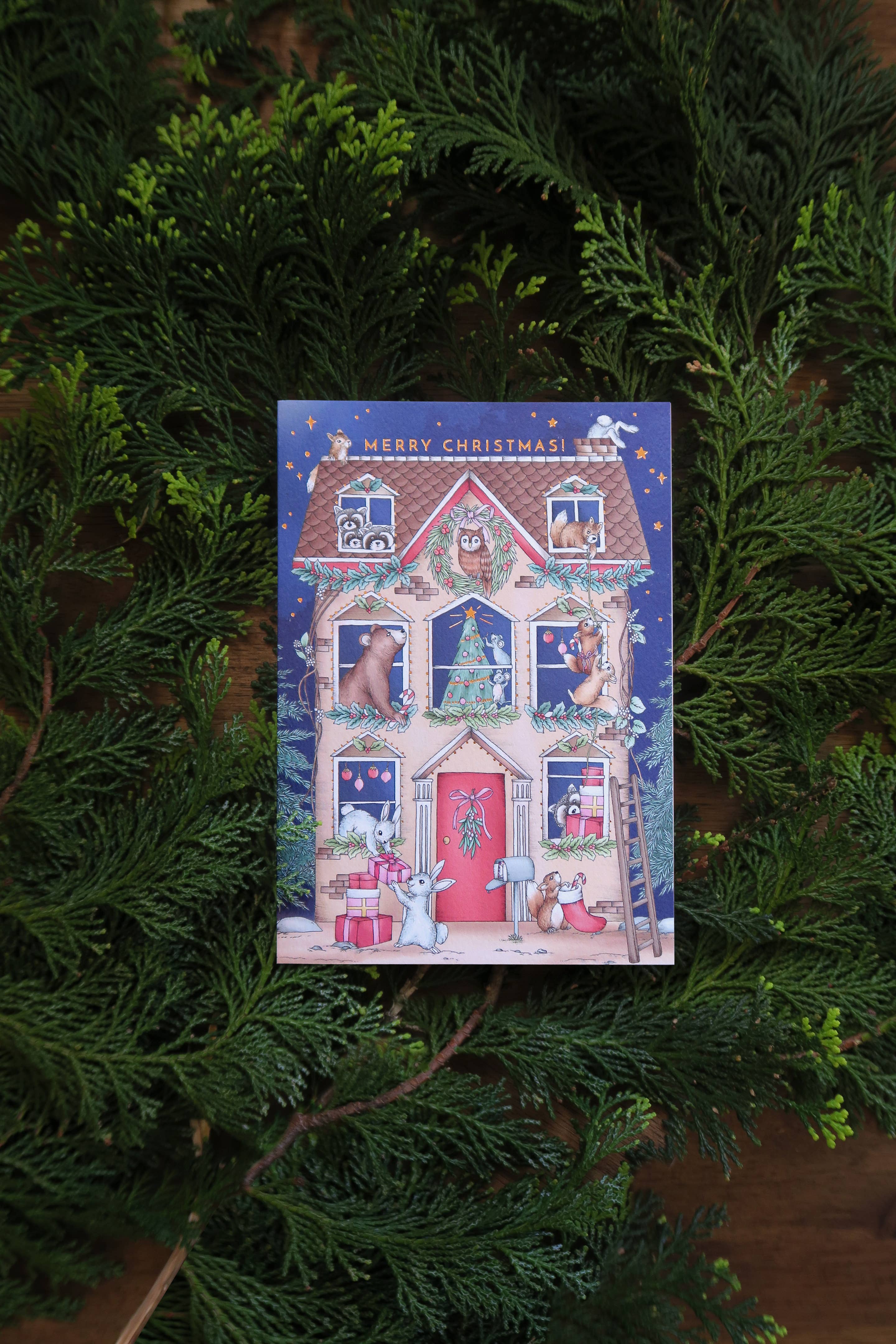 Typoflora – wholesale Thank you card – Magical Christmas Card2