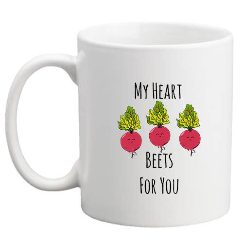 Moonlight Makers – Caneca por atacado – My Heart Beets For You - Canecas de Café Doce - CLOSEOUT SALE0