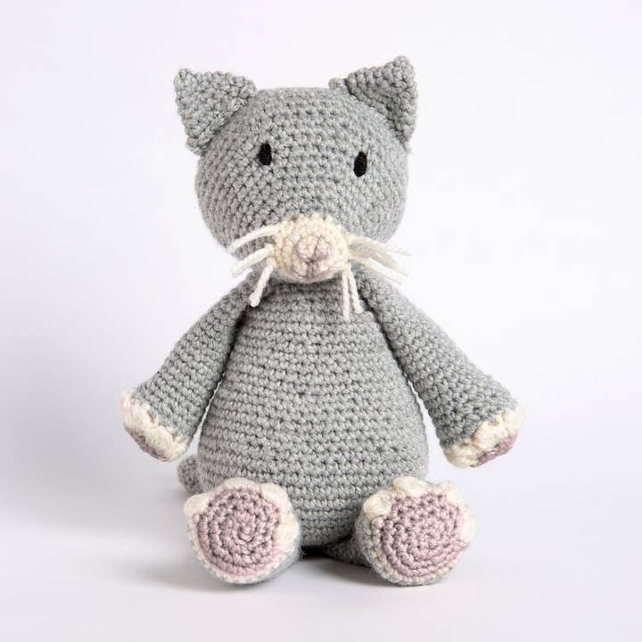 Elsie Kitten Crochet Kit for wholesale by Wool Couture Company
