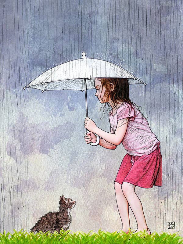 Rain Rain Go Away #68 for wholesale by Shawn Braley Illustration