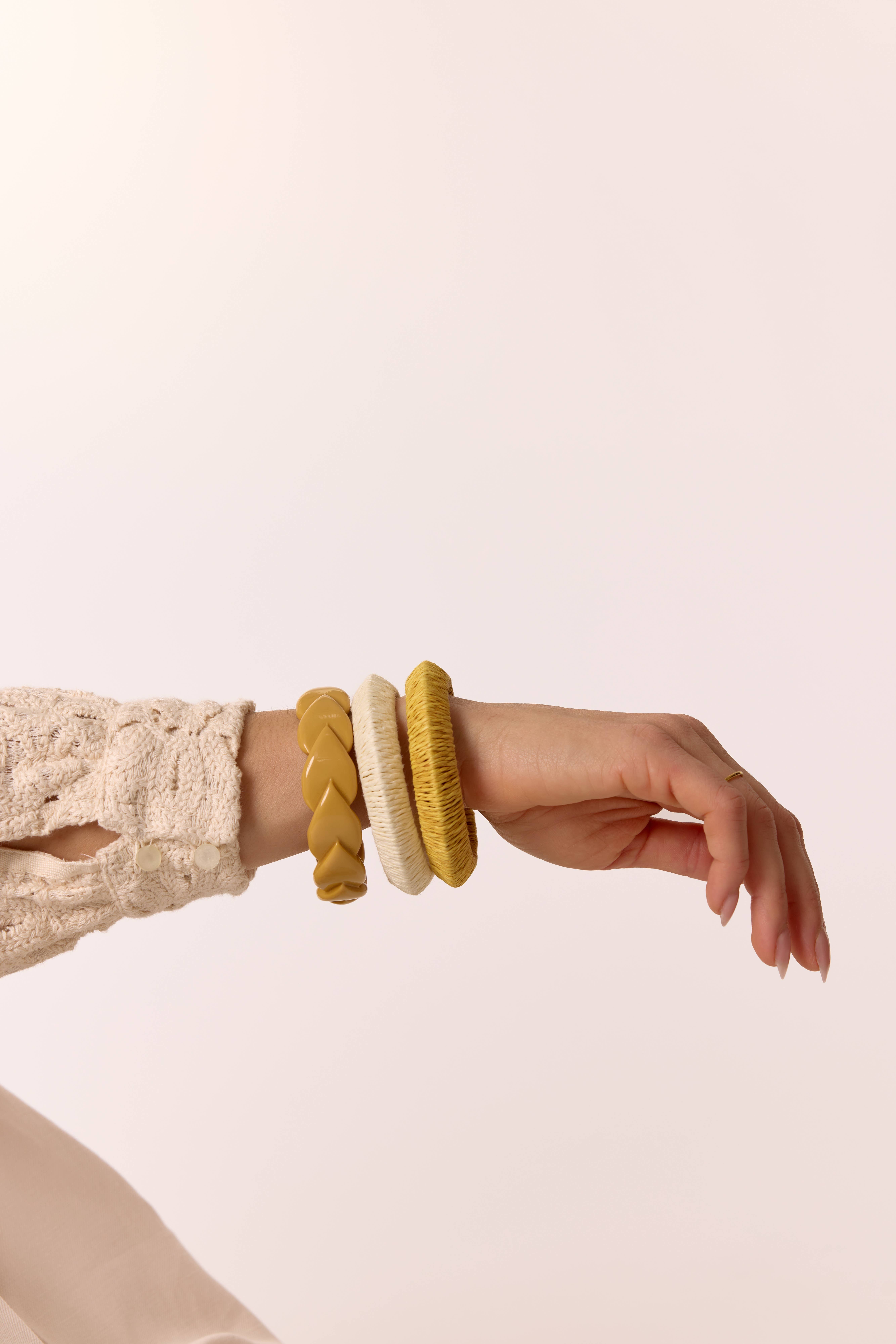 Maradji - Wholesale Jewelry Set - MARLA RAFFIA BRACELET SET5