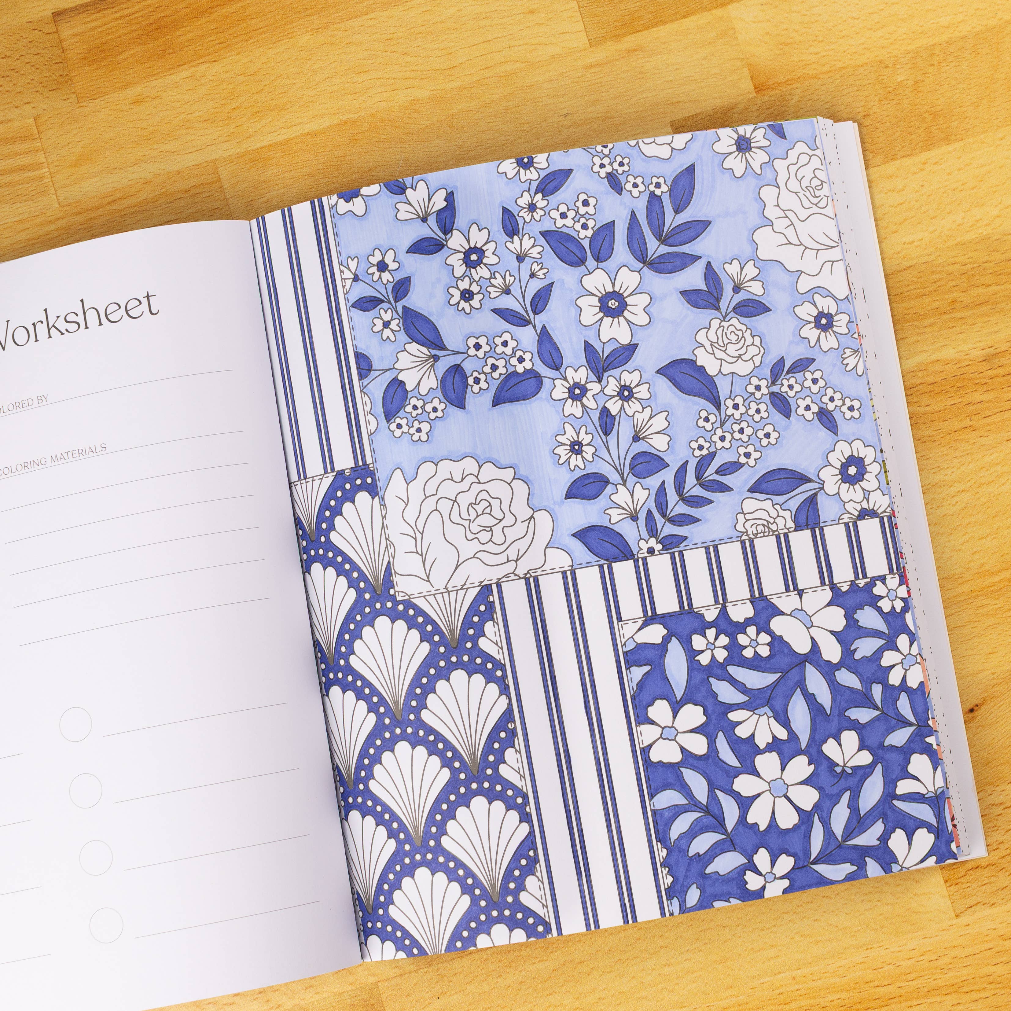 Elyse Breanne Design – wholesale Målarbok - Vuxen – Kustnära Americana Målarbok6