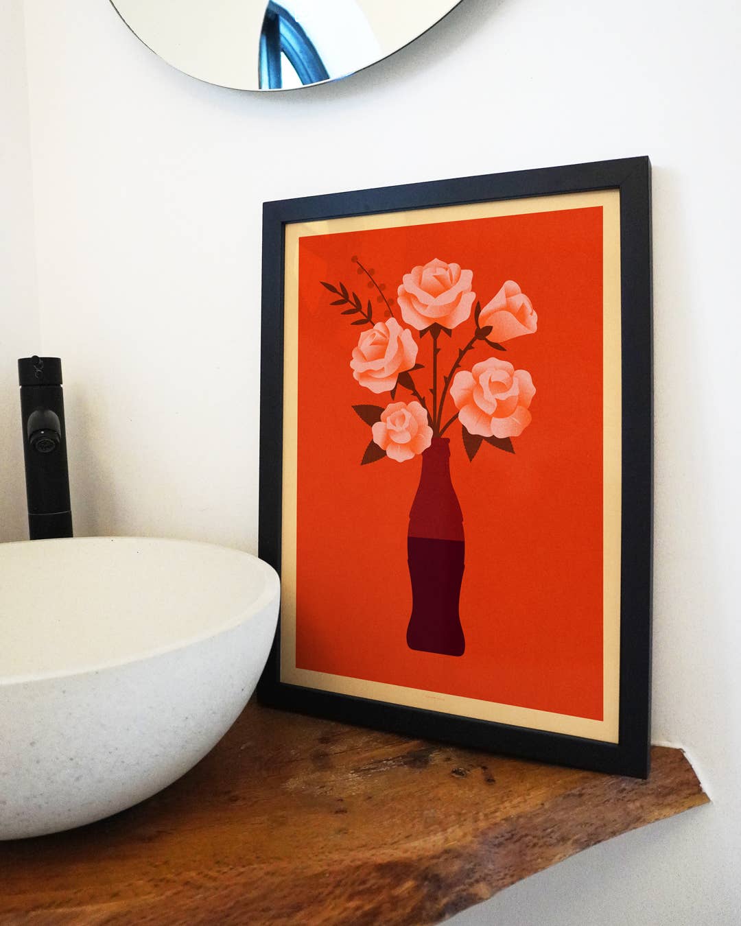 Telegramme Paper Co. - Wholesale Art Print - Roses Coke Bottle Bouquet4
