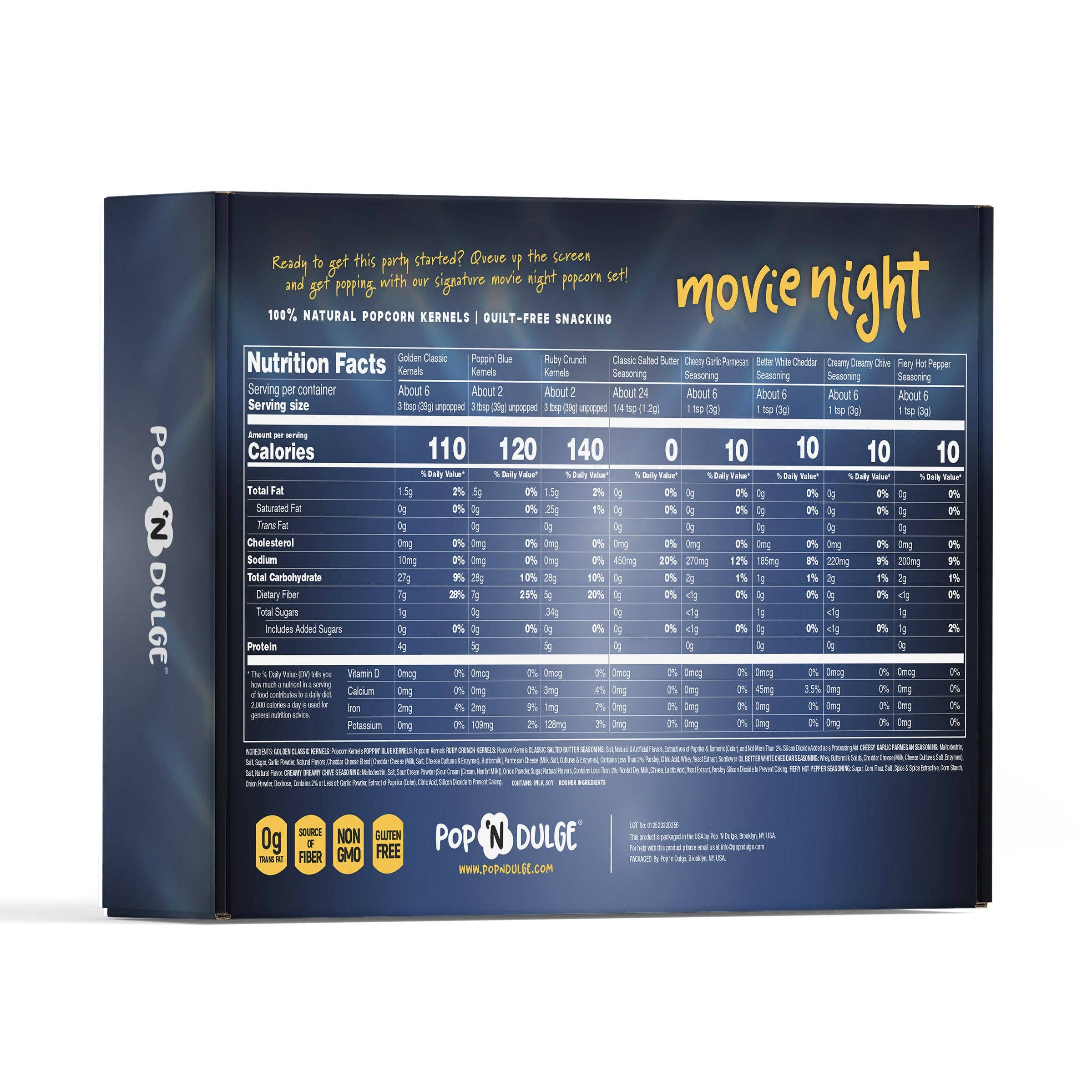 Pop 'N Dulge - Wholesale Popcorn - Game Day Gourmet Popcorn Gift Set3
