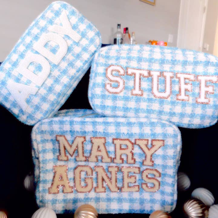 KENZKUSTOMZ - Wholesale Makeup/Cosmetic Bag - Plaid Makeup Bag Collection