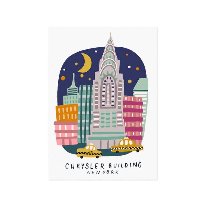 Chrysler Building Reseaffisch för wholesale av Lauren Radley