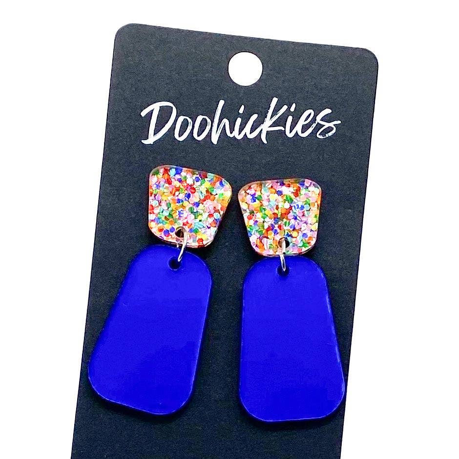 Doohickies - Vente Boucles d'oreilles pendantes - La Collection Daisy - Boucles d'oreilles en acrylique d'été3