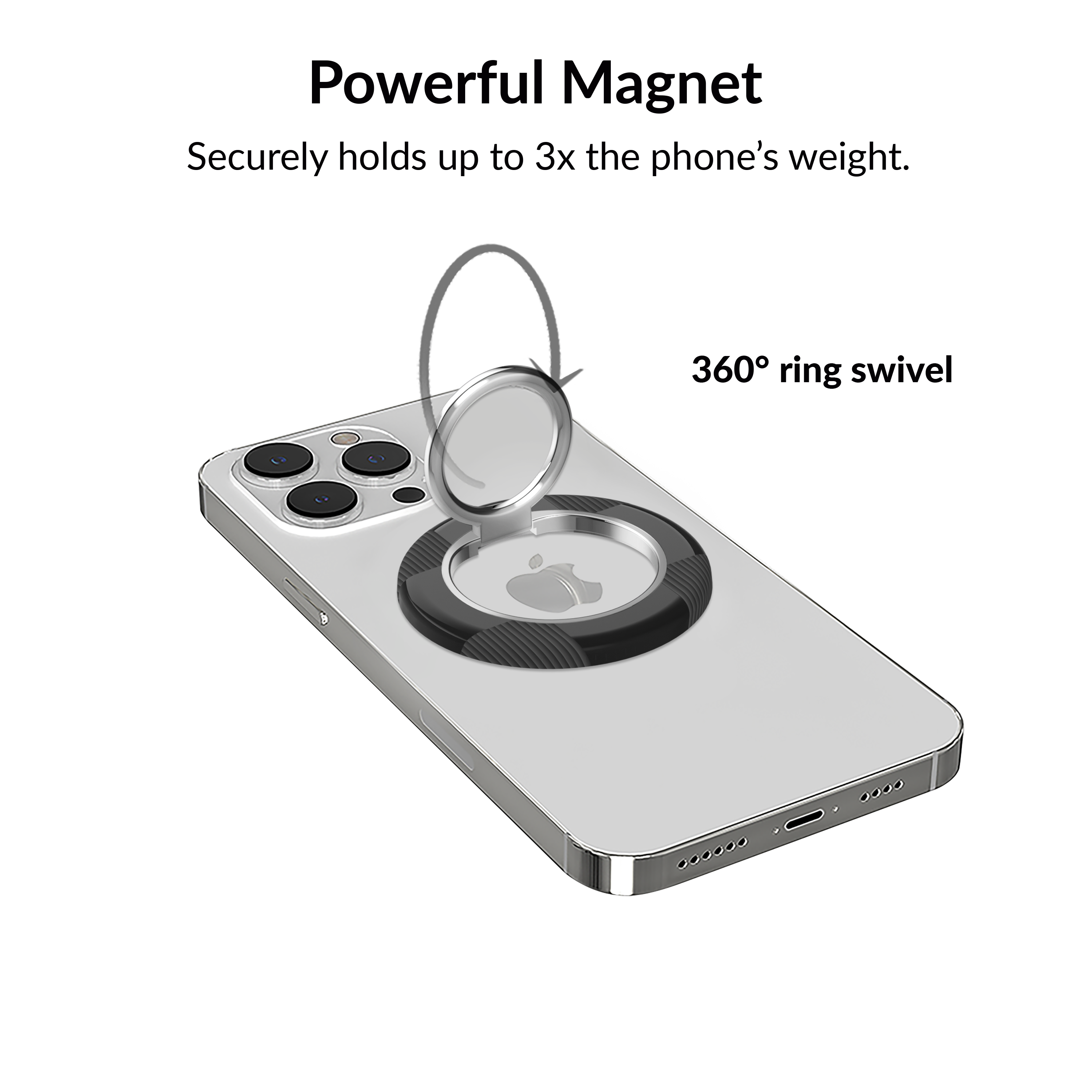 VELVET CAVIAR - Wholesale Phone Grip - Magnetic Phone Ring & Stand - Noir Vibe Checkered2