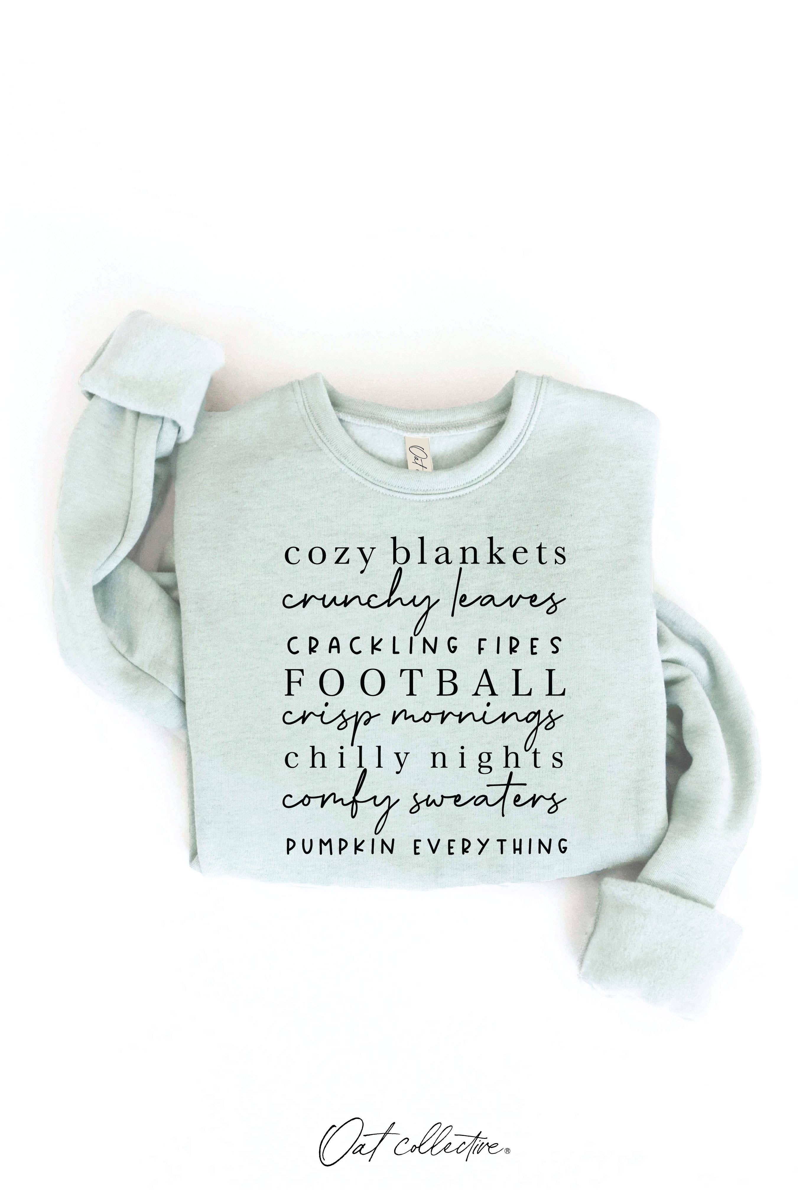 OAT COLLECTIVE - Wholesale Graphic Sweatshirt - Women's - COZY BLANKETS Graphic Sweatshirt11