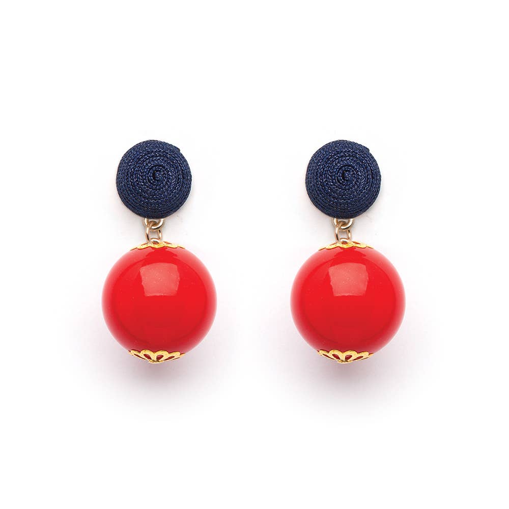 Fornash - Wholesale Dangle Earrings - Thread Earrings - Candy - Red11