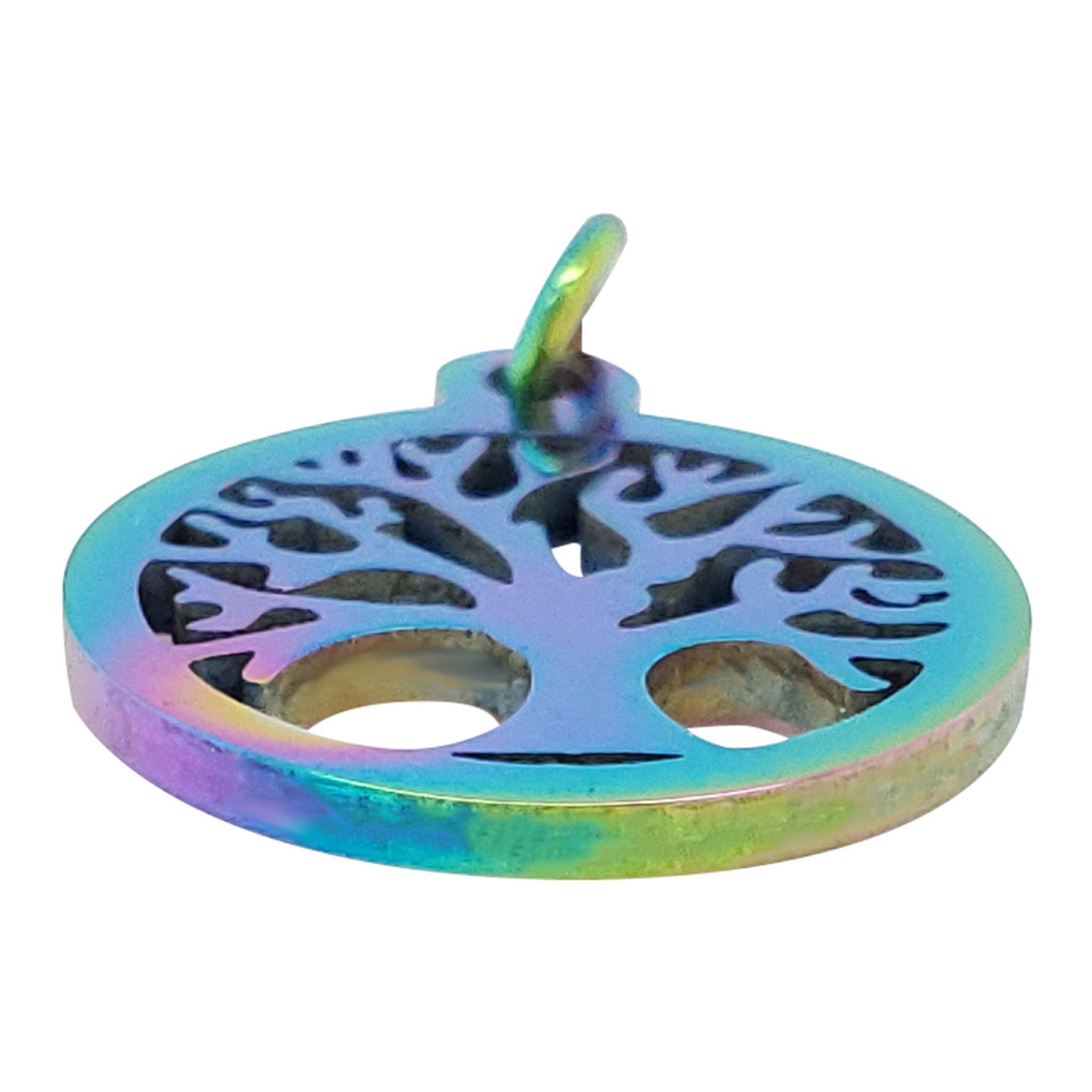 WJW - Wholesale Individual Charm/Pendant - 18K PVD Coated Stainless Steel Tree of Life Charm5