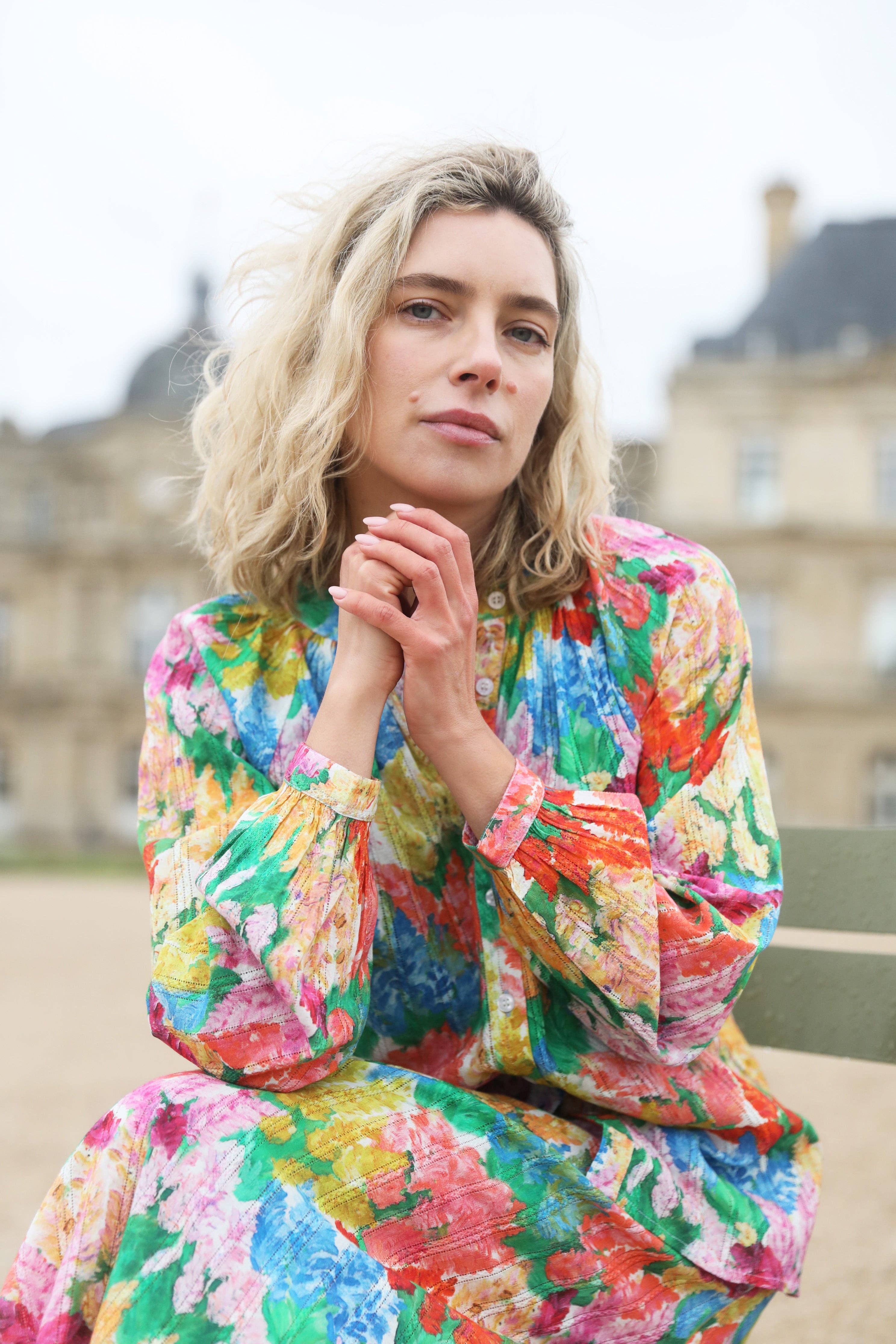 Frank & Dollys - Wholesale Button Down Shirt - Women's - Jardin Blouse6