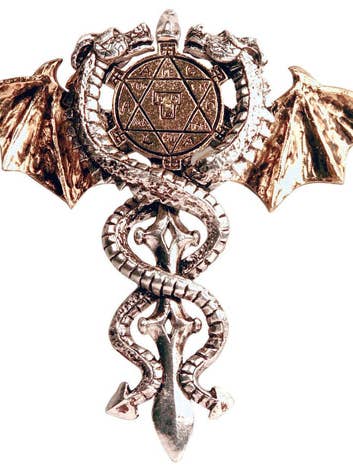 Sacred Dragon Amulet, Physical & Psychic Protection FB4 for wholesale by Starlinks Gifts