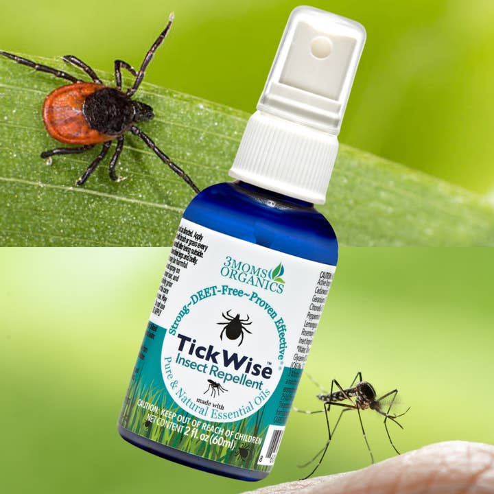 3 Moms Organics - Wholesale Insect Repellent - TickWise by 3 Moms Organics 8oz