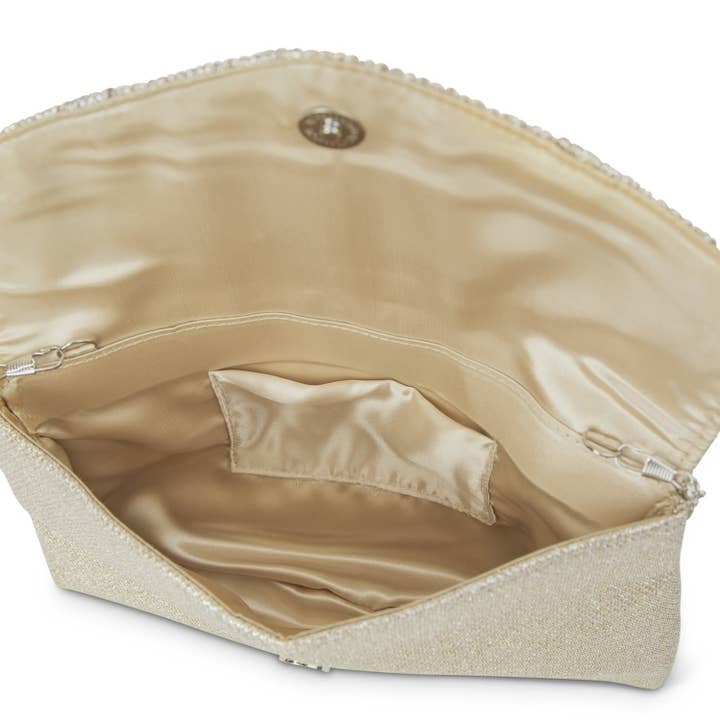 Jayleen Clutch (Gold) for wholesale by Jessica McClintock