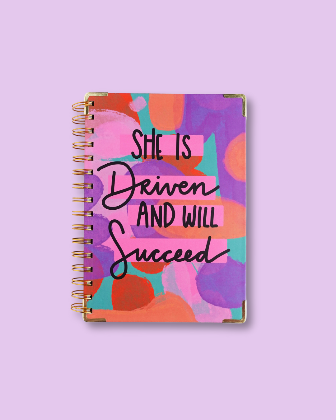 Pretty Peacock Paperie - Women's Empowerment - Wholesale Journal/Diary - She is Driven and Will Succeed Hardcover Spiral Journal7