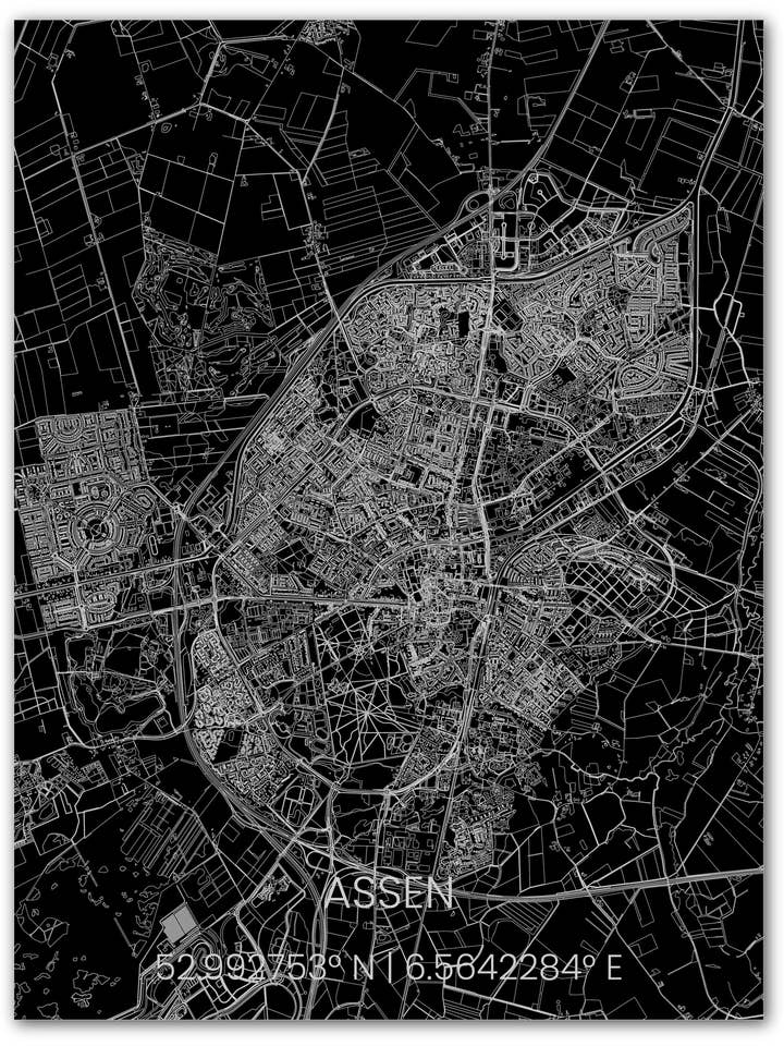 Stadtplan Metall Assen für den Großhandel von Brandthout.
