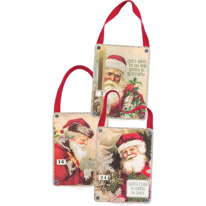 Santa Small Countdown Wheel Set for wholesale by Primitives by Kathy