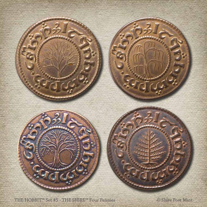 The Hobbit™ Set #5 - The Shire Four Pennies for wholesale by Shire Post Mint