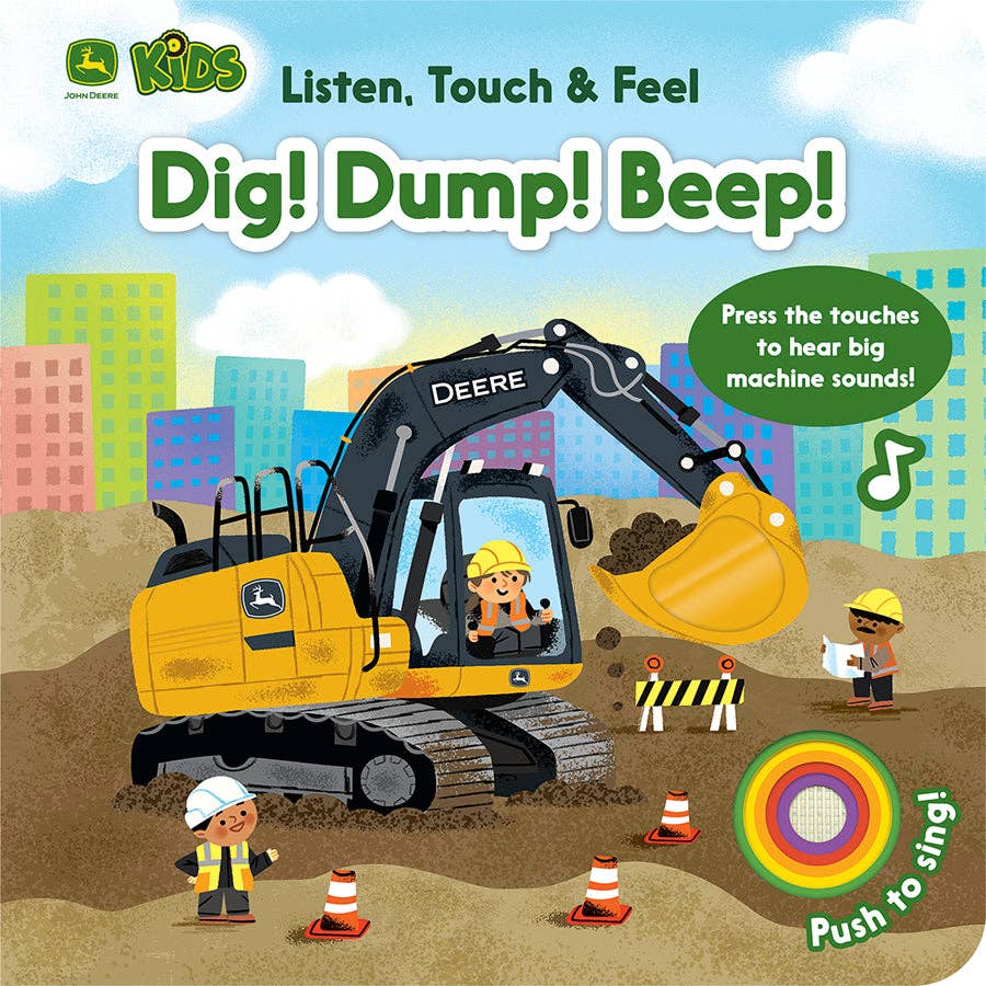 Cottage Door Press - Wholesale Coloring Map - Kids & Baby - John Deere Kids Listen Touch & Feel Dig! Dump! Beep!0