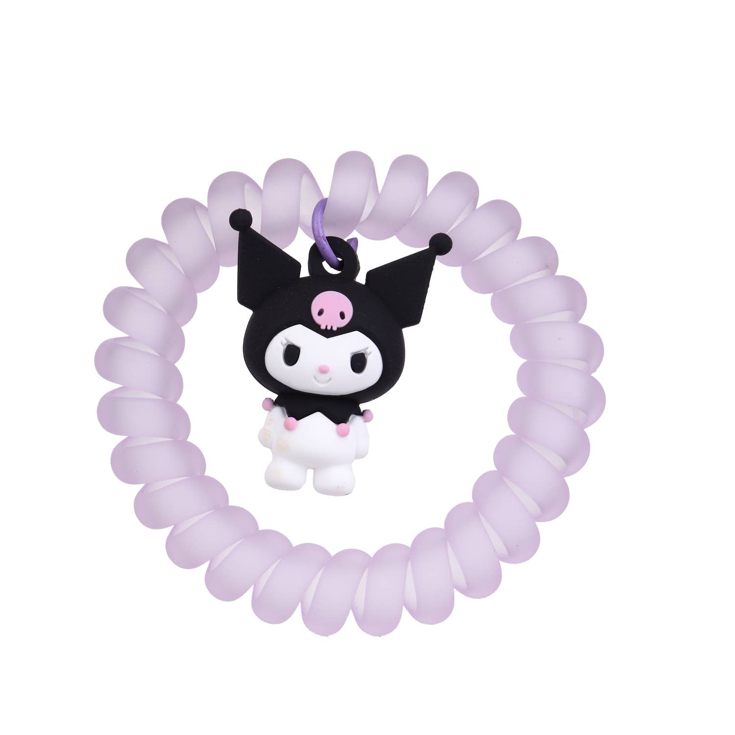 Takecare – wholesale Hair tie – Set of 2 spiral hair elastics Kuromi2