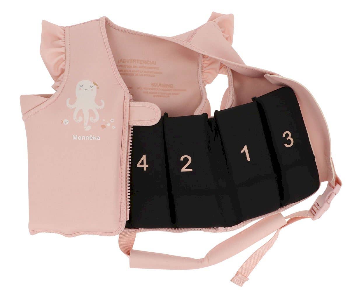 Tutete - Vente Gilets de sauvetage – enfant et bébé - Gilet de Flottaison d'Apprentissage pour Enfants Jolie la Pieuvre3