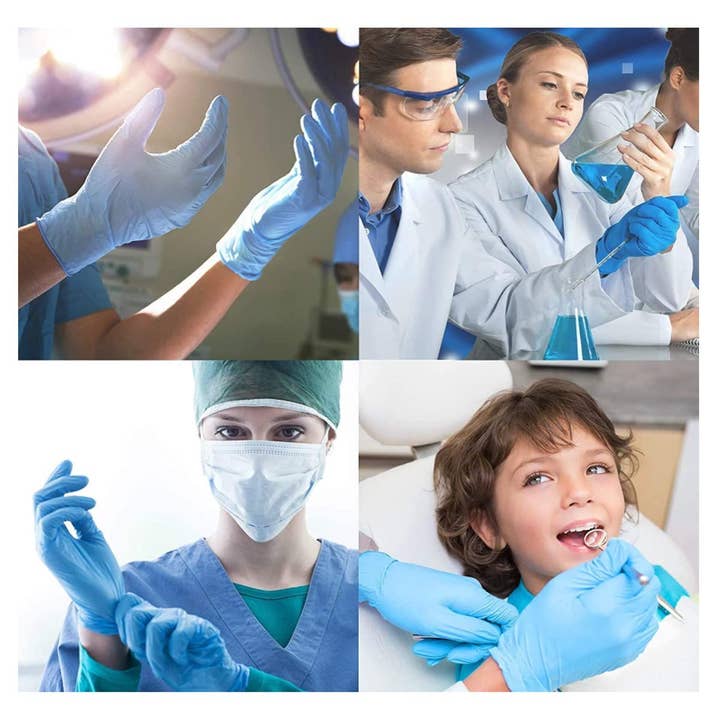 MT Products - Wholesale Cleaning Gloves - Intco/Basic Medical Synmax Vinyl Exam Gloves - 1000 Pieces