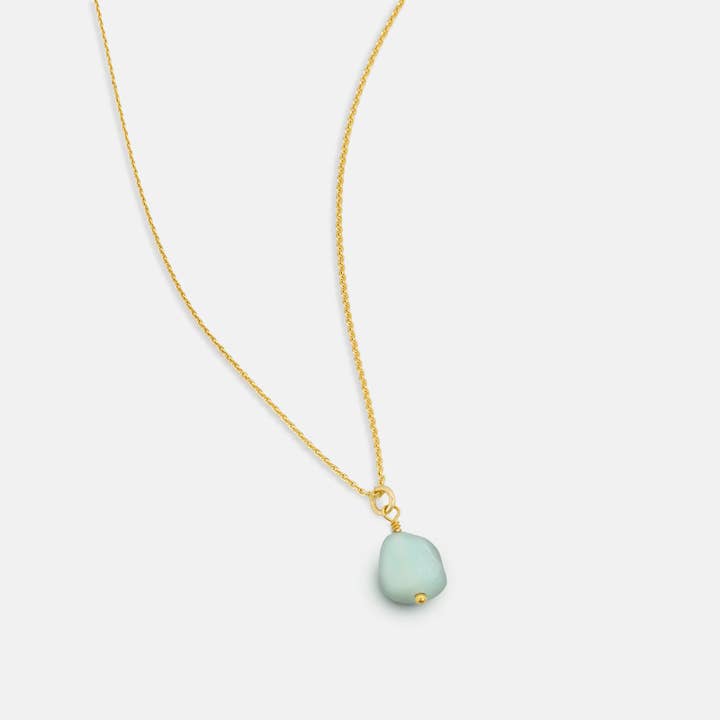 GV Gold Amazonite Necklace for wholesale by One & Eight