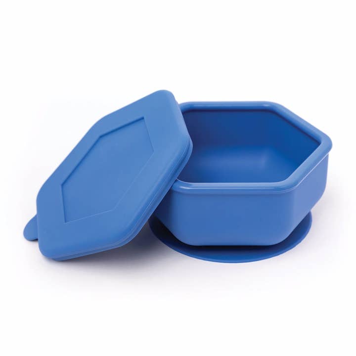 Tiny Twinkle - Silicone Bowl and Lid Set - Indigo (MSKU:SSB-BL) for wholesale by Tiny Twinkle