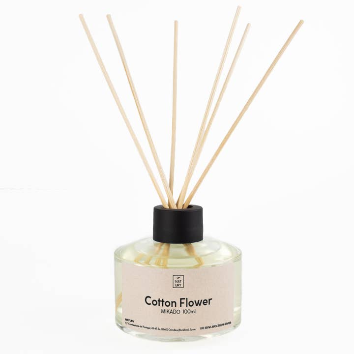 Mikado Cotton Flower 100 ml doftspridare för wholesale av Natury Greencare